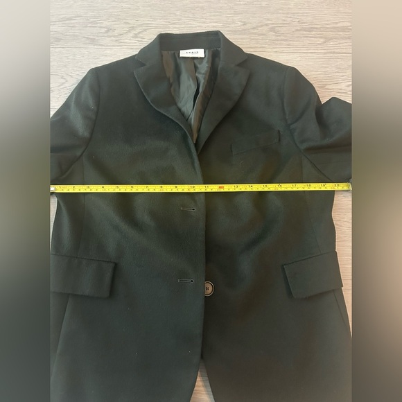 Akris Punto Wiool Cashmere Black Blazer Size M - Picture 7 of 7